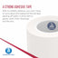 Dynarex Waterproof Adhesive Tape, 1" x 10yds  Bulk - 168ea/cs (168 Count)