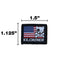 MINI FREEDOM DOG & CROSSBONES LOGO Woven Morale Patch