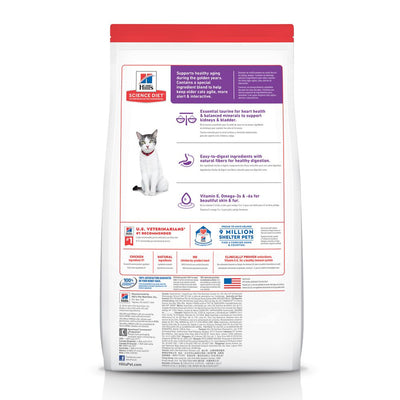 Hill's Science Diet Senior 11+ Chicken Recipe Dry Cat Food