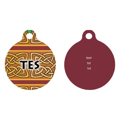 Celtic HD Dog ID Tag