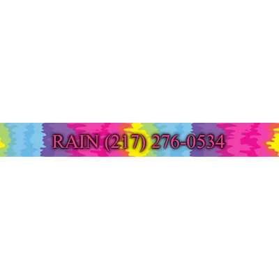 Personalized Rainbow Tie Dye Dog Collar