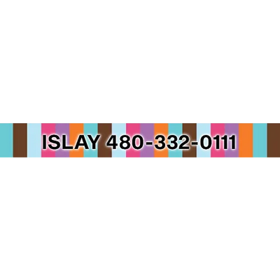 Personalized Multi-Stripe Dog Collar