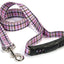 Tartan Plaid Pink Dog Leash