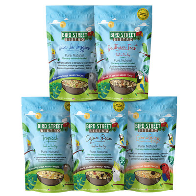 Parrot Food Sample Pack