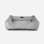 Chester & Lee | Fancy Corduroy Sleeper Dog Bed Gray