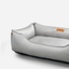 Chester & Lee | Classic Velvet Sleeper Dog Bed Gray