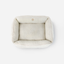 Chester & Lee | Furry Sleeper Dog Bed Beige