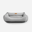 Chester & Lee | Classic Velvet Sleeper Dog Bed Gray