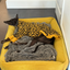 Chester & Lee | Fancy Corduroy Sleeper Dog Bed Sunny Yellow