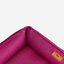 Chester & Lee | Cotton Sleeper Dog Bed Berry Pink