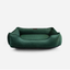 Chester & Lee | Classic Velvet Sleeper Dog Bed Green