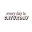 Every Day Is Caturday Sticker