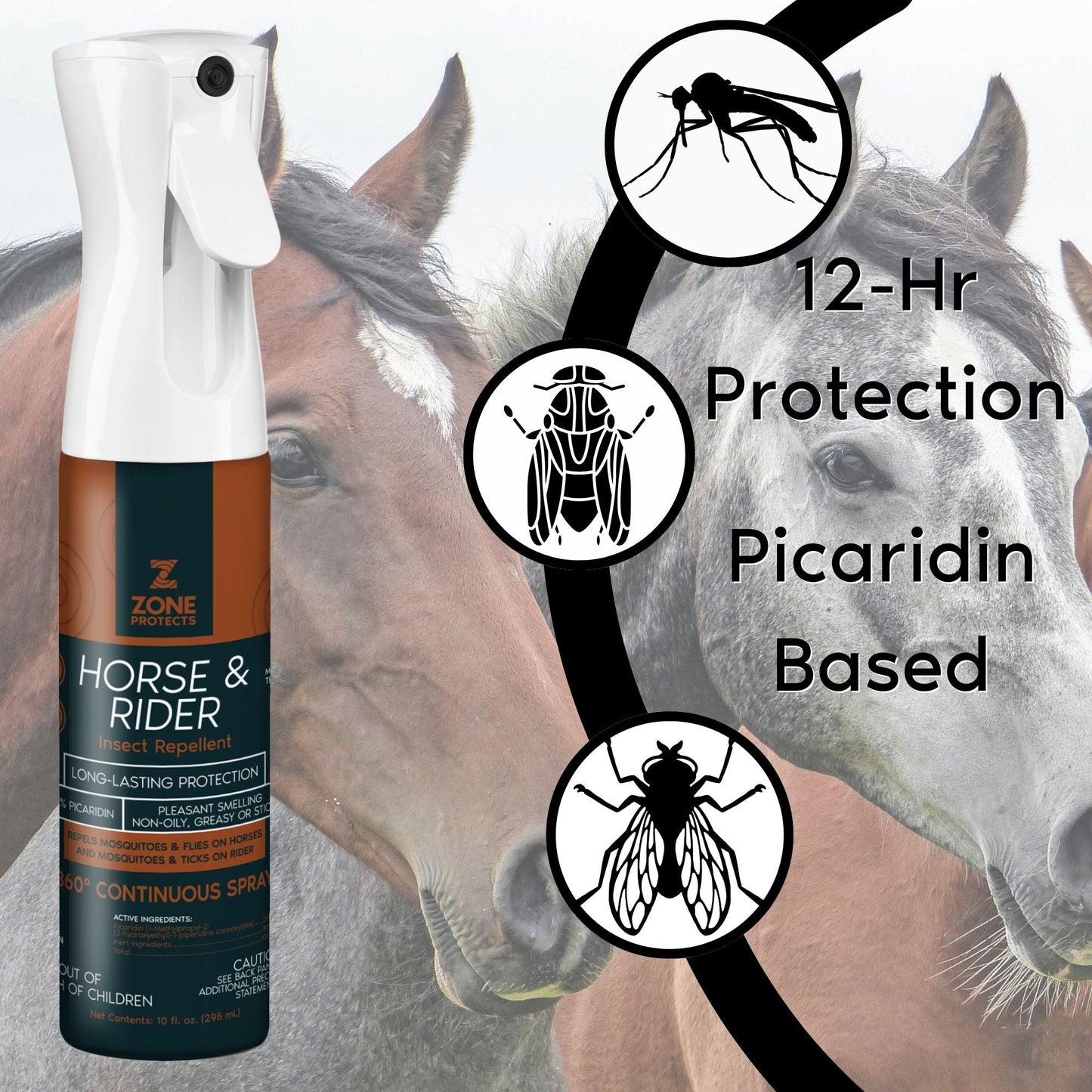 Horse & Rider Fly & Insect Repellent Continuous Spray