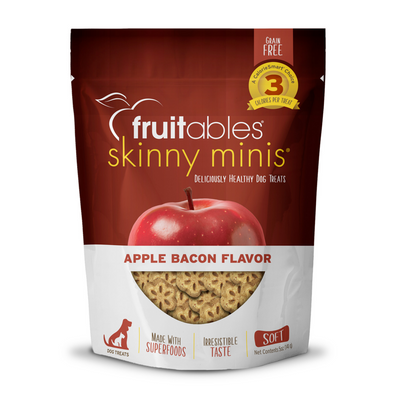Fruitables Chewy Skinny Minis Apple Bacon Dog Treats
