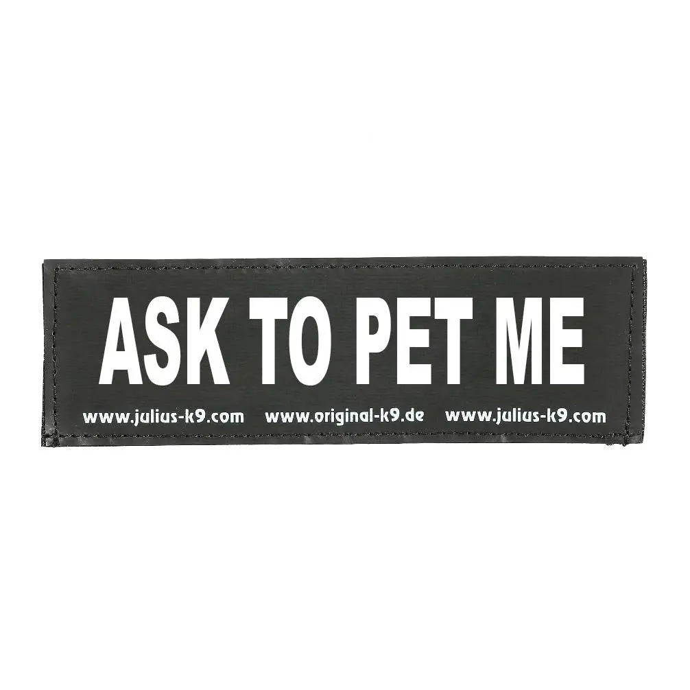 Julius-K9 Interchangeable Hook & Loop Patches, 1 Pair