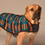 Turquoise Southwest Blanket Dog Coat