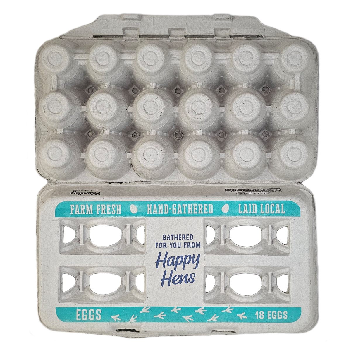 Henlay 18-Pack Egg Cartons for Farm Fresh Eggs – Durable & Reusable Egg Carton, 50 Pack