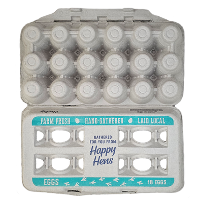 Henlay 18-Pack Egg Cartons for Farm Fresh Eggs – Durable & Reusable Egg Carton, 50 Pack