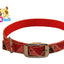 Hand Painted Leather Over Nylon Dog Collars by cuteNfuzzy