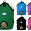 CuteNfuzzy Guinea Pig and Rabbit Hay Feeder, Strong Nylon with Mesh Ventilation Windows Feeder for Small Animals, 5 Colors and 2 Sizes