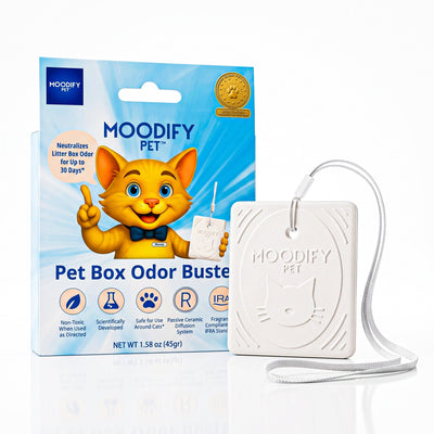 MoodifyPet Cat Litter Box Odor Neutralizer — 1 System for 30 Days