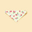 Strawberry Fields Butter Yellow Triangle Bandana