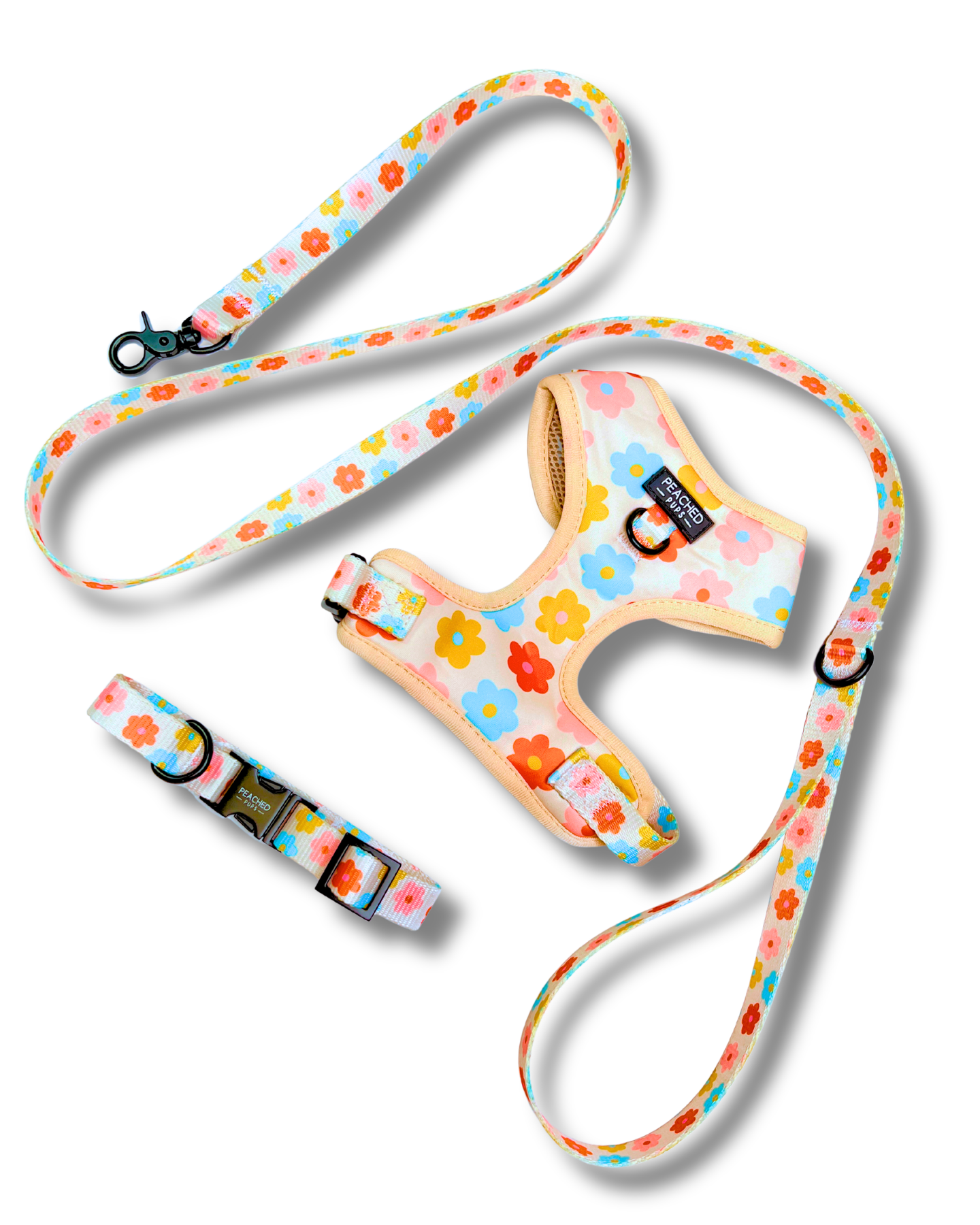 Floral Bloom - Adjustable Dog Harness