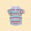 Pet & Me Spring Summer Lavender Ruffle Crochet Short Sleeve Polo Shirt