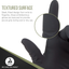 Dynarex Black Arrow Latex Exam Gloves, 6 Mil Thick, Powder-Free - 100/bx, 10bxs/cs (1000 Count)