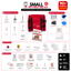 PetVet Medic® Small Pet First Aid Kit – 90+ Piece Dog & Cat Emergency Kit with Veterinarian-Curated Supplies & Mini First Aid Guide
