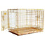 24-42" Collapsible Copper Gold Dog Crate GLD24/30/36/42