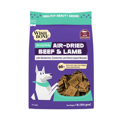 Wishbone Air-Dried Beef & Lamb Recipe Dog Food - 454g