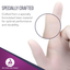 Dynarex Safe-Touch Latex Exam Gloves, 3 Mil Thick, Powder-Free - 100/bx, 10bxs/cs (1000 Count)