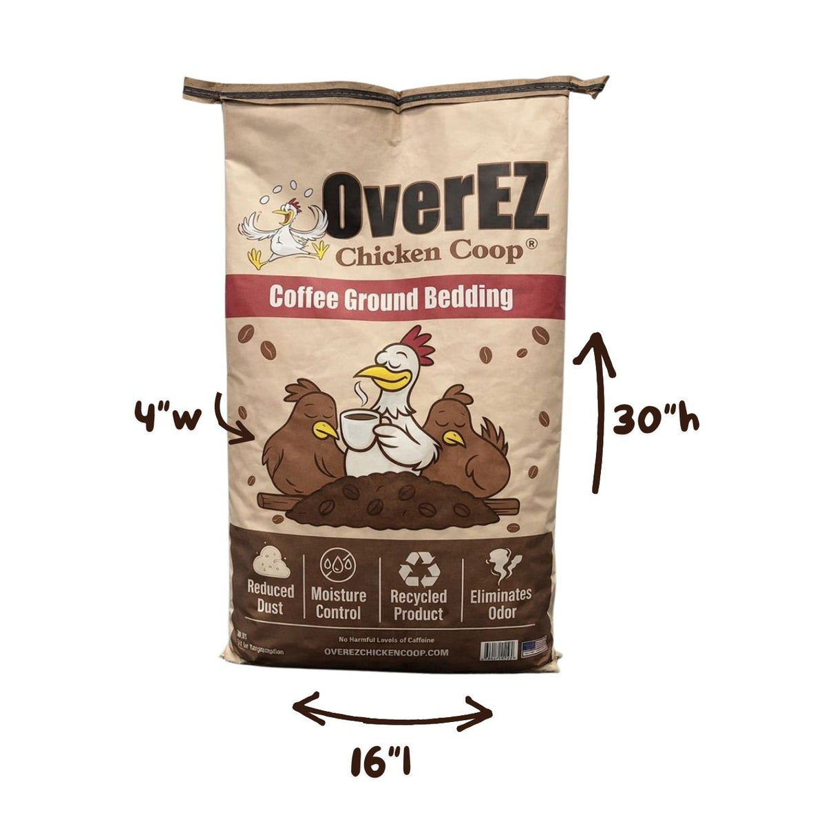 Coffee Ground Bedding - 30 LB Bag