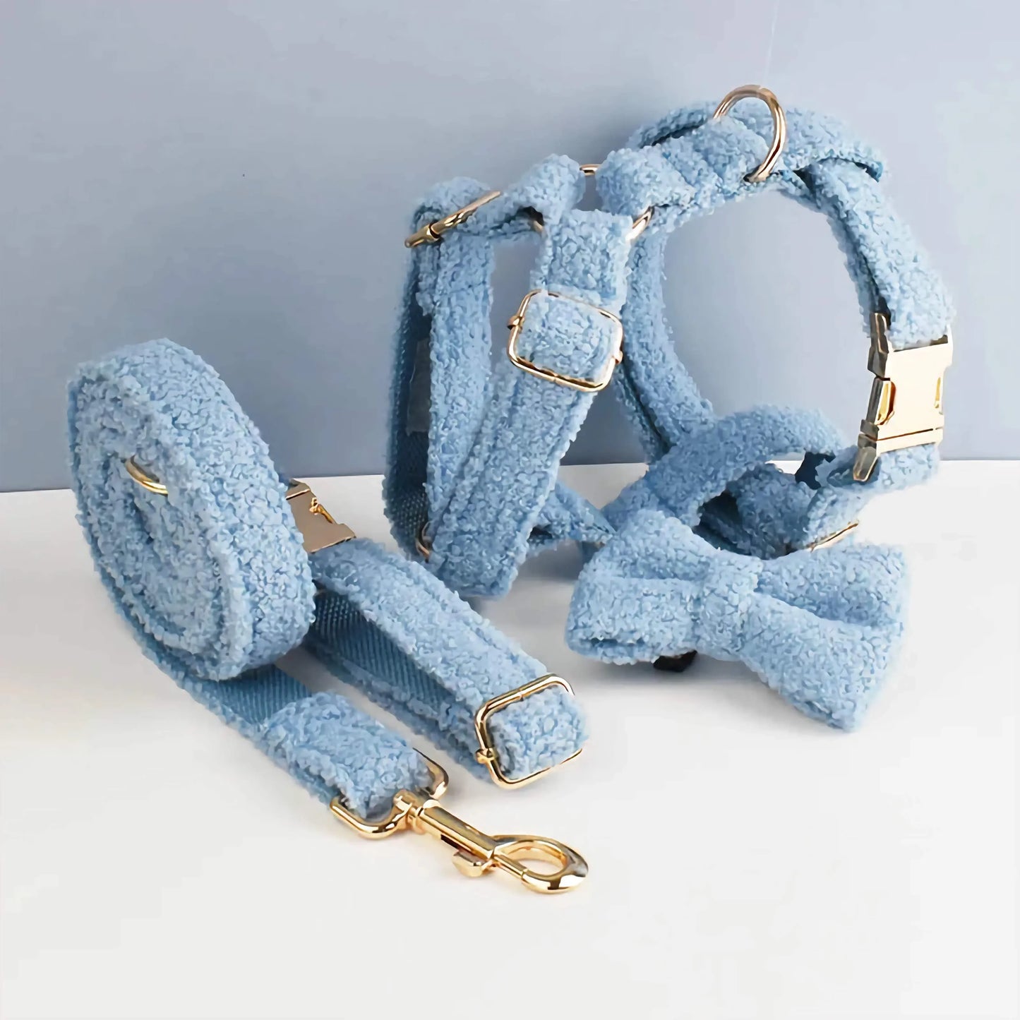 Light Blue Teddy Set