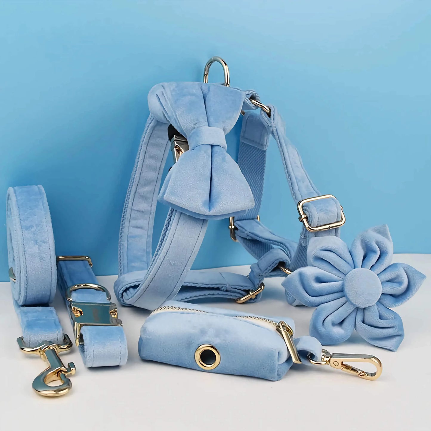 Blue Velvet Set