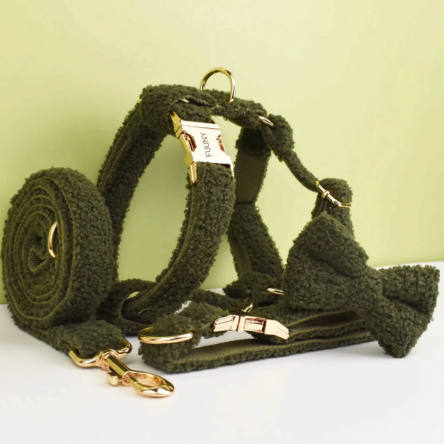Cozy Olive Teddy Set