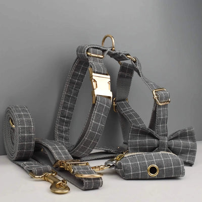 Gray Plaid Set