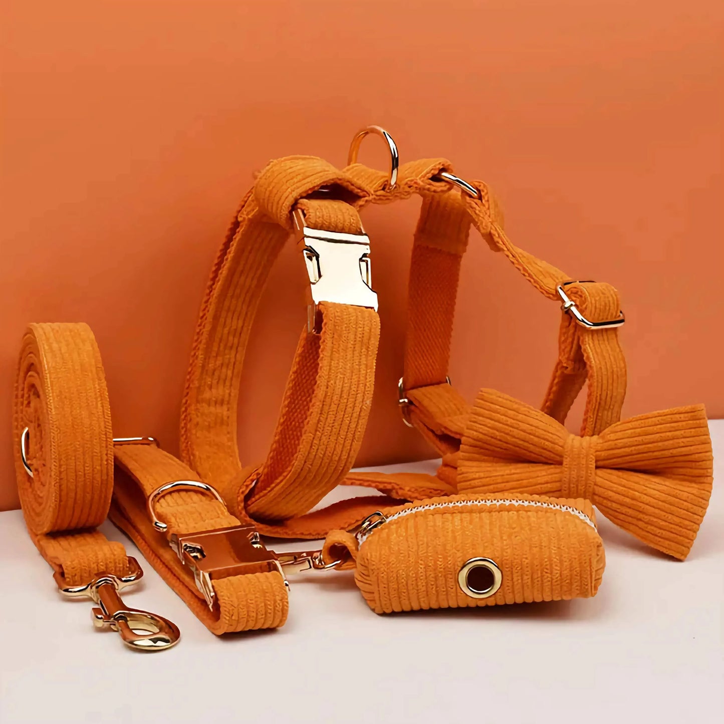 Orange Corduroy Set