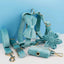 Turquoise Stone Velvet Set