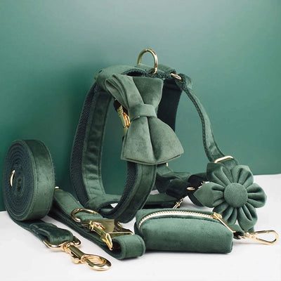 Velvet Dark Green Set