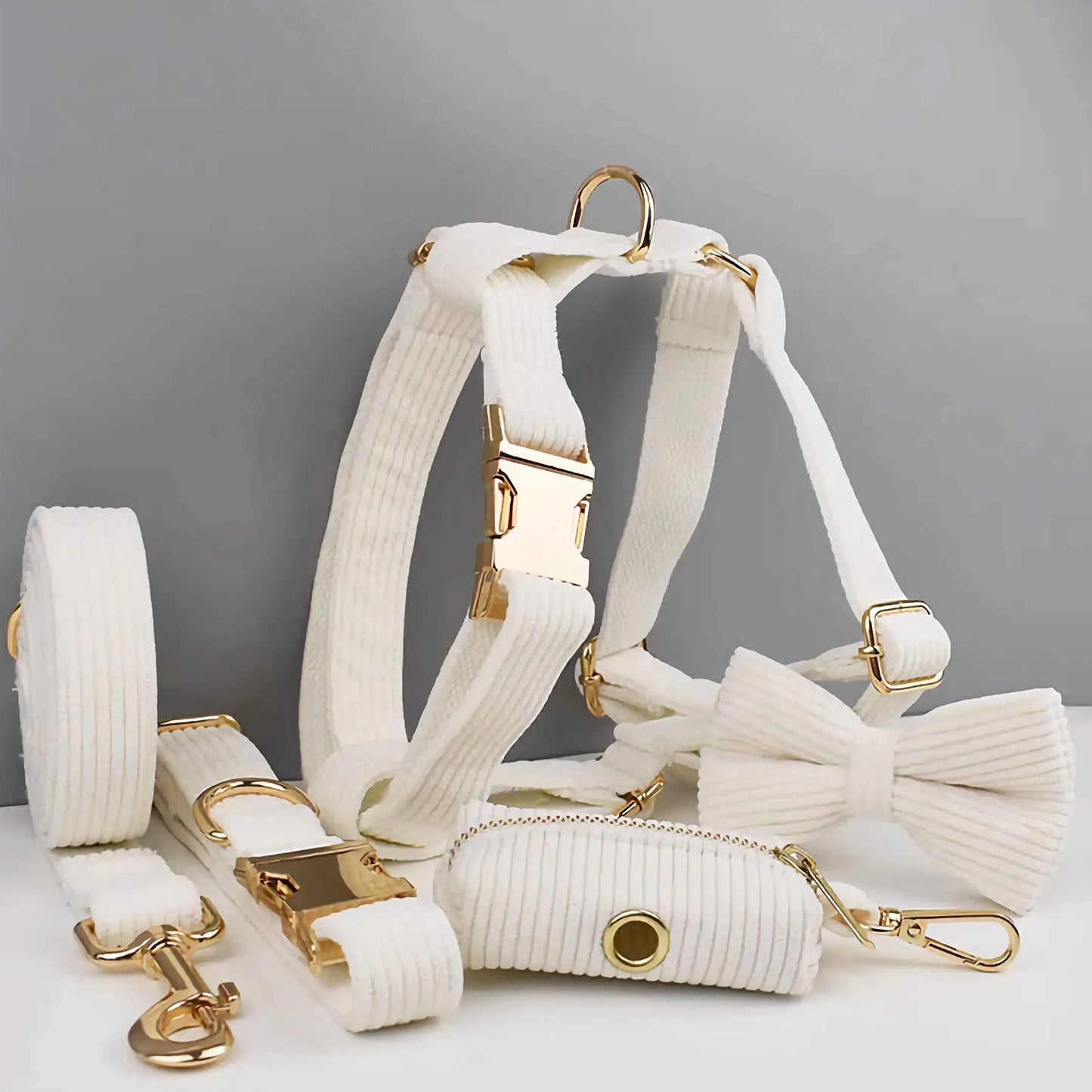 White Corduroy Set