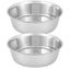 Jeffers Heavy Weight Stainless Steel Pet Bowls – Durable Pet Food & Water Dish, Chew-Resistant, Dishwasher Safe