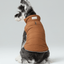Reversible Dog Vest Jacket - Orange Grey