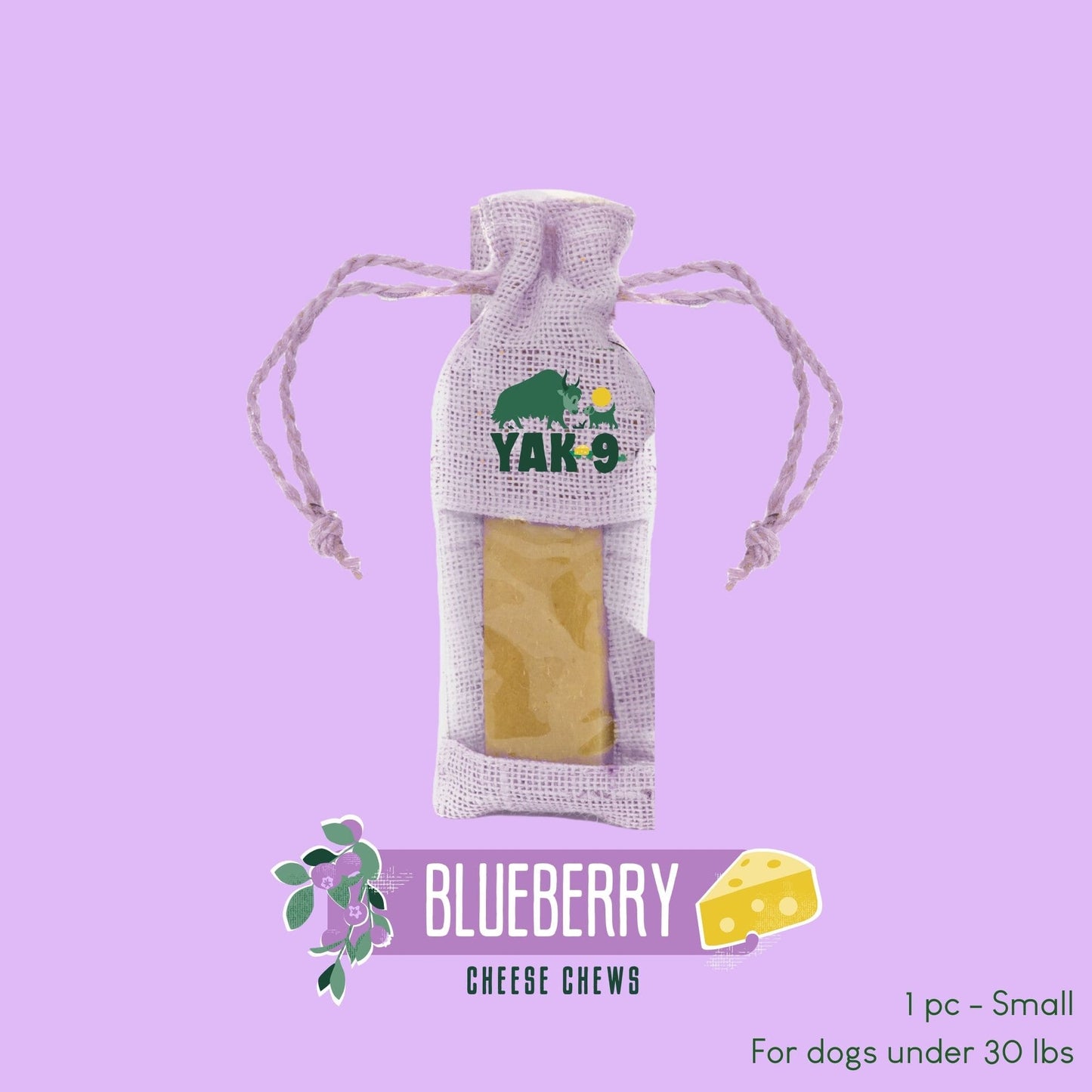 Blueberry Cheese Chews for Dogs