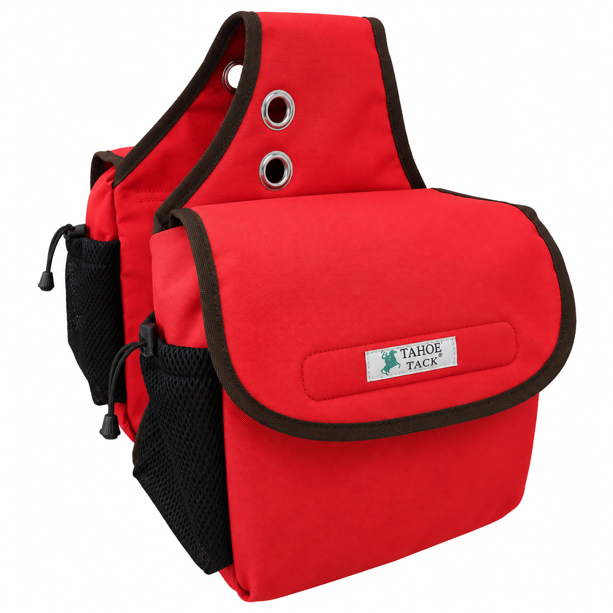 Tahoe Padded Triple Layer 1200D Nylon Saddle Bags For Trail Riding 1 Year Warranty With 2 Pockets For Water Bottles