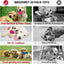20-Piece Puppy Teething Chew Toy Set with Basket for Small & Medium Dogs