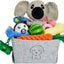 20-Piece Puppy Teething Chew Toy Set with Basket for Small & Medium Dogs