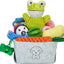 20-Piece Puppy Teething Chew Toy Set with Basket for Small & Medium Dogs