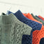 BERT CARDIGAN SWEATER - ORANGE